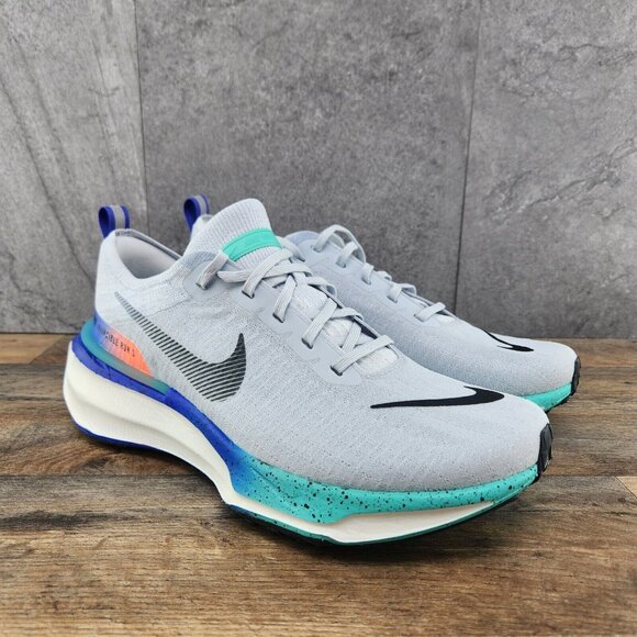 Nike ZoomX Invincible 3 Size 11.5 Mens Pure Platinum Black Running Shoes main image 7